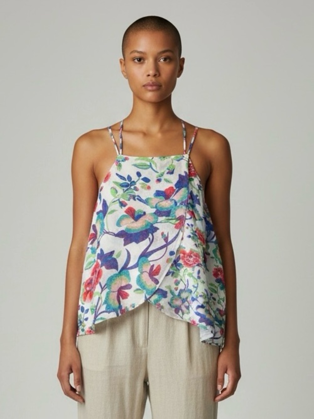 Maeve Anthropologie St. Lucia Flowy Floral Tank Size M